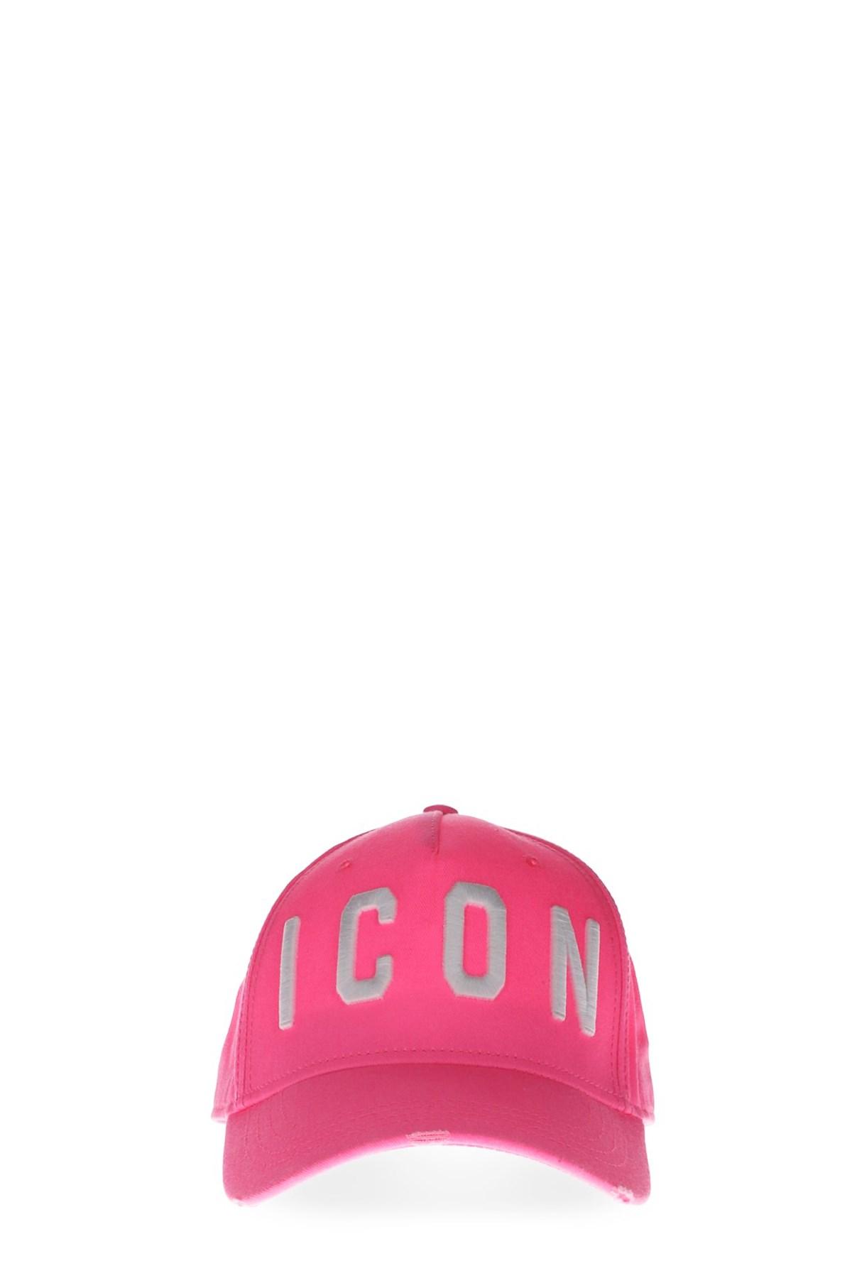 Cappello Icon rosa fluoDSquared² in Cotone di colore Rosa - Lyst