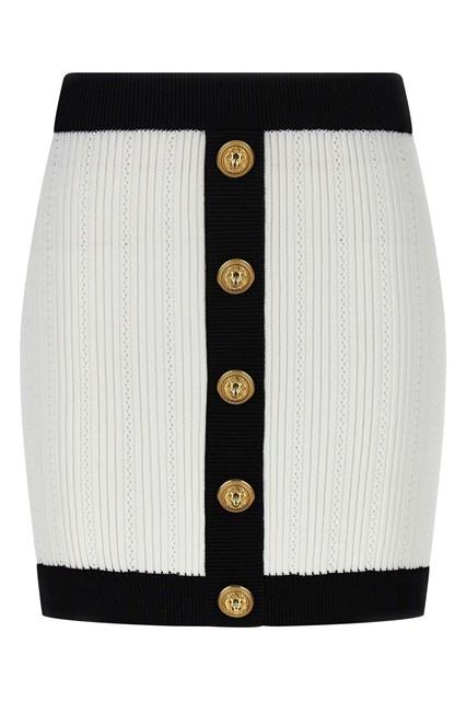 ミニスカート Balmain Leone' Button Two-Tone Skirt 関税込み】balmain 'Leone' button two-tone skirt Balmain