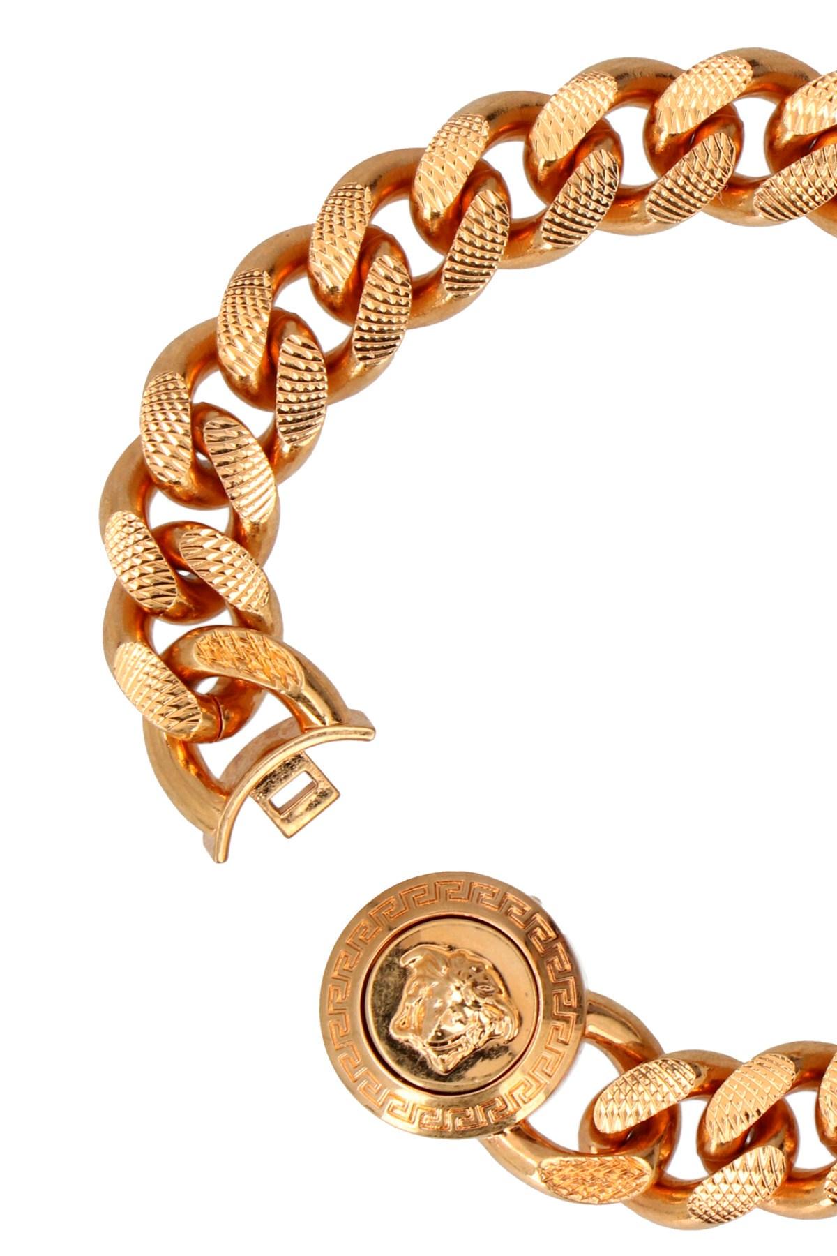 Versace 'medusa' Bracelet in Gold (Metallic) for Men - Lyst