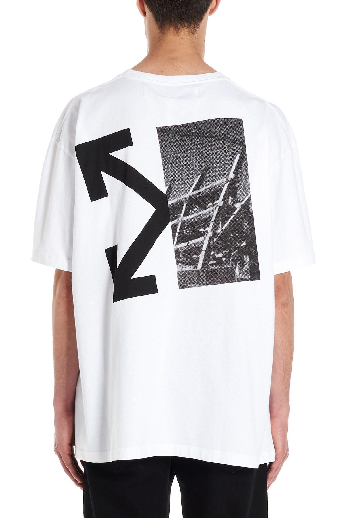 off white green arrow shirt