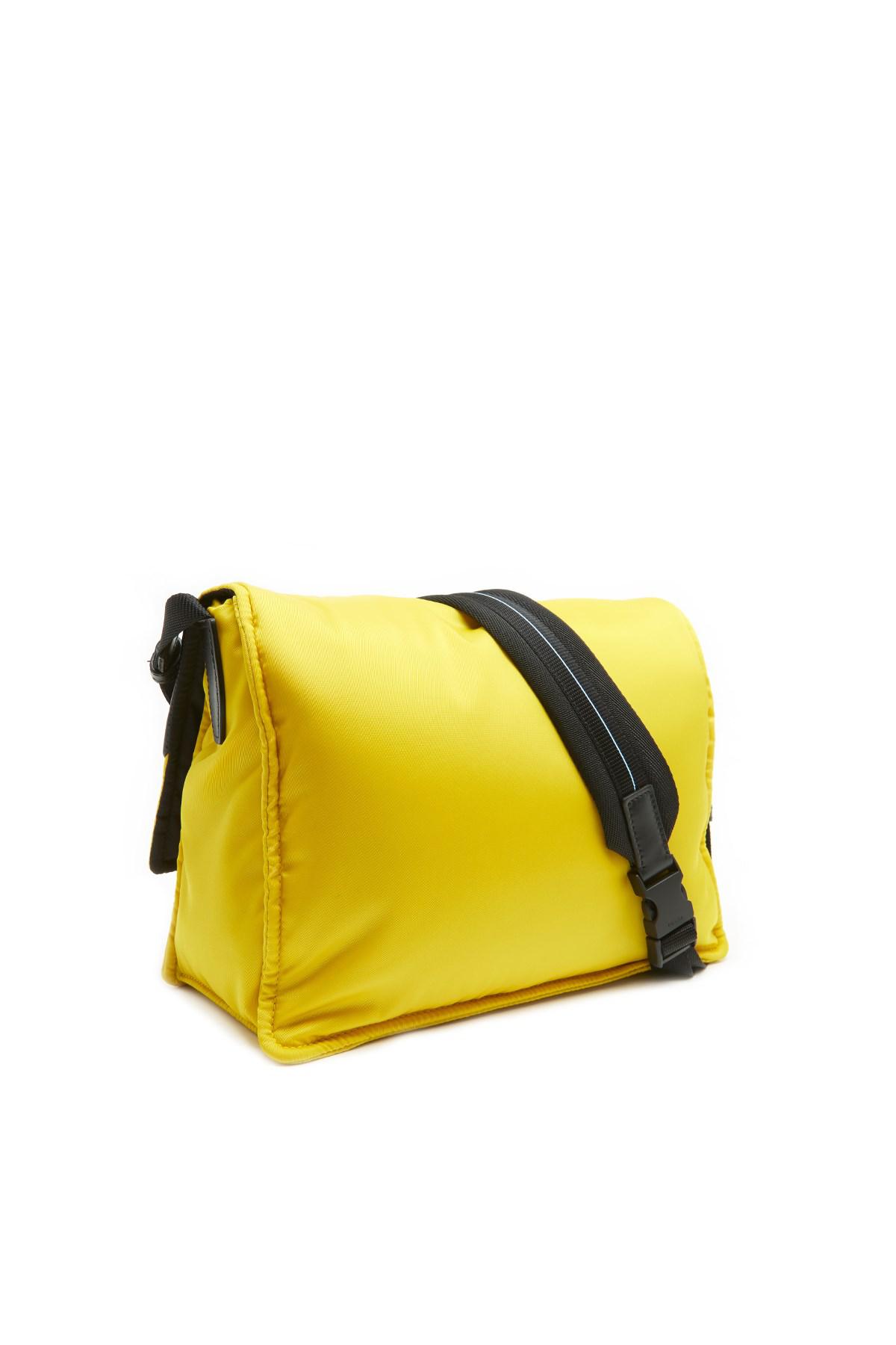 Prada Logo Crossbody Bag in Yellow - Lyst
