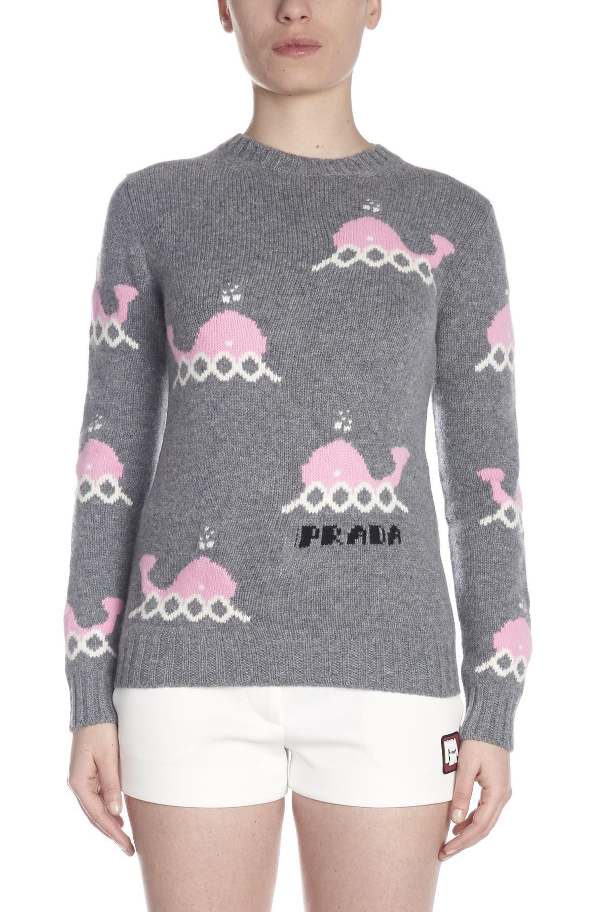 prada whale sweater