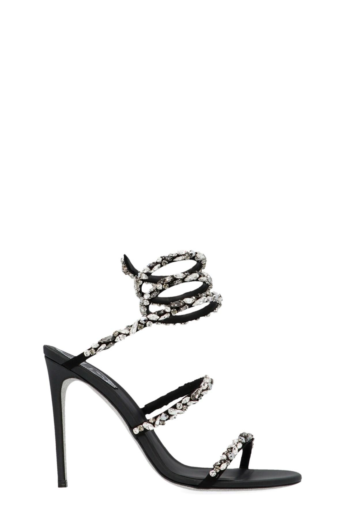 rene caovilla cleo black