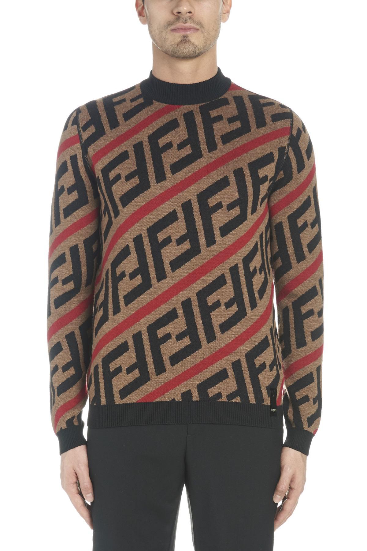 Fendi 'ff' Sweater for Men | Lyst