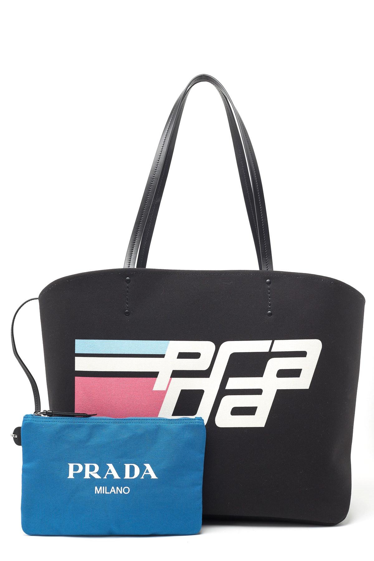 prada racing logo bag