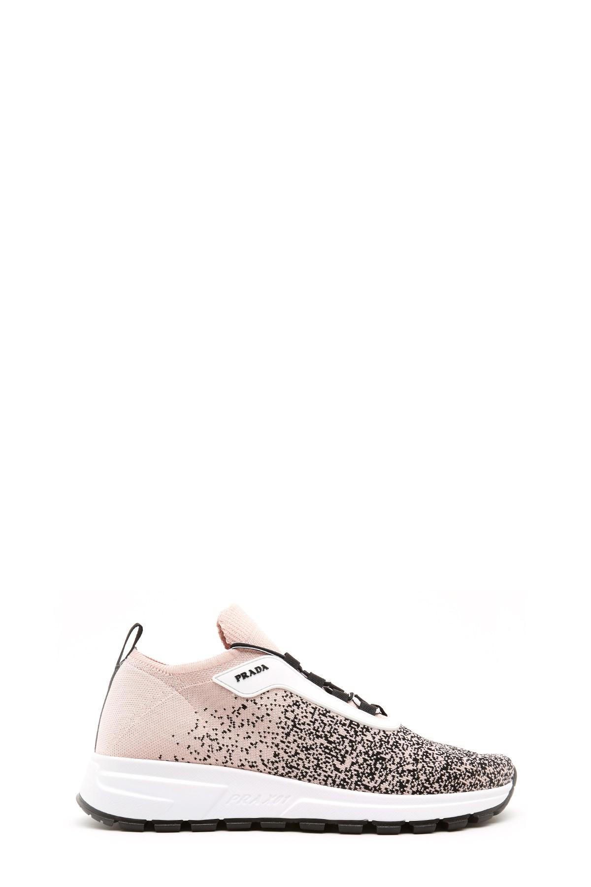 prada prax 01 knit sneakers