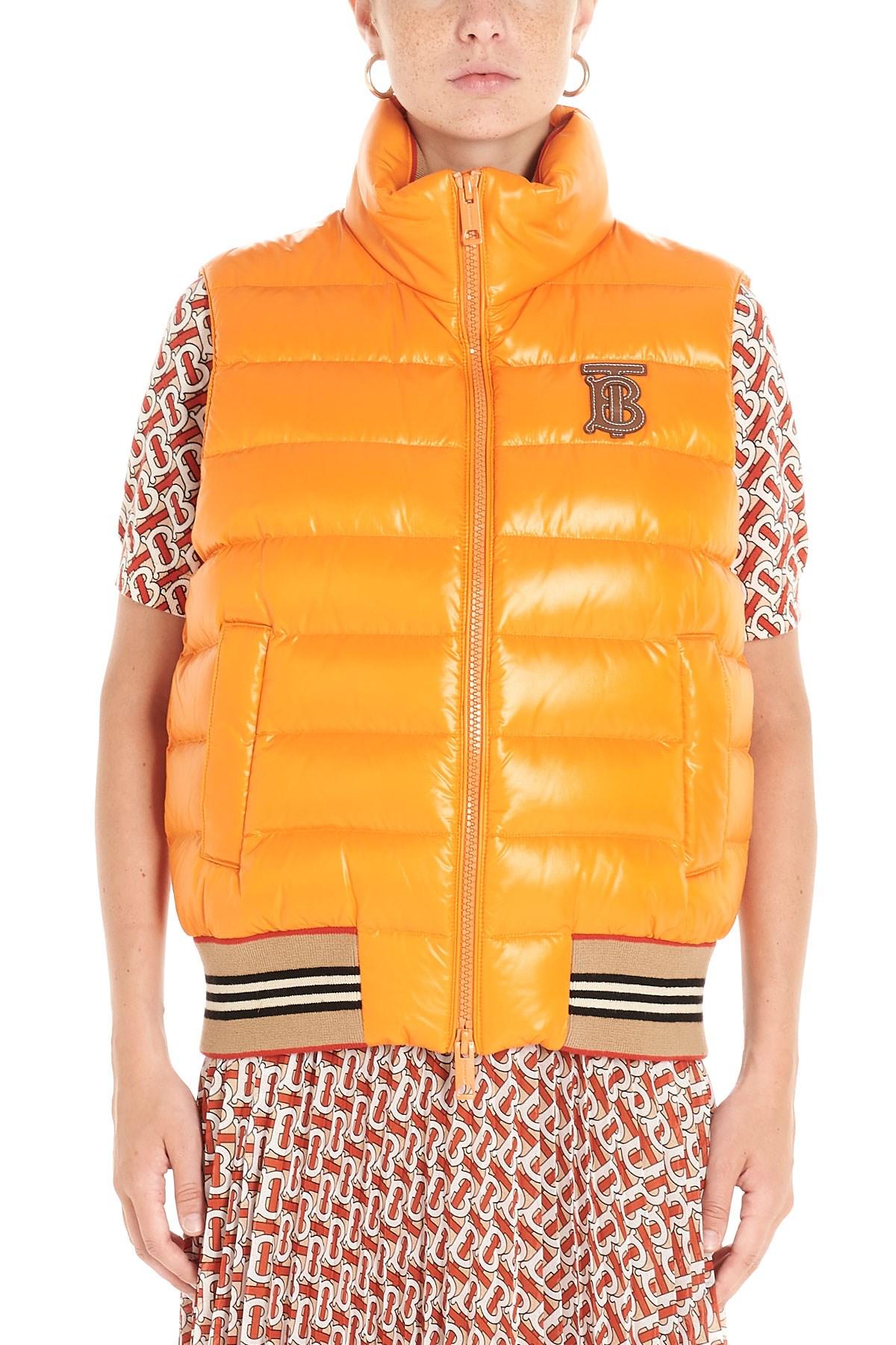 Burberry Synthetic Vest in Orange -