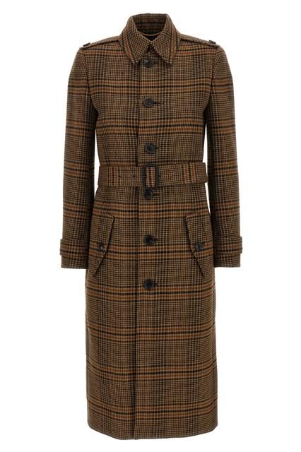 saint-laurent-brown-Cappotto-