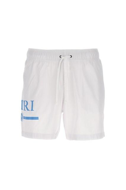 Amiri ' Ma Bar Logo' Swimsuit in White for Men | Lyst