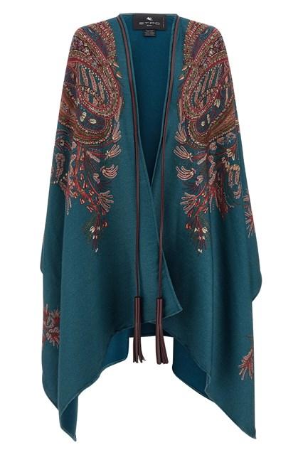 コート ETRO Floral print cape trench coat Etro Floral print cape trench coat available on julian