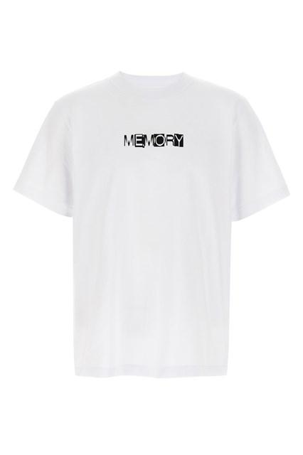Sacai 'Memory' T-shirt 【Unisex】 Sacai 'memory' T-shirt in Black | Lyst
