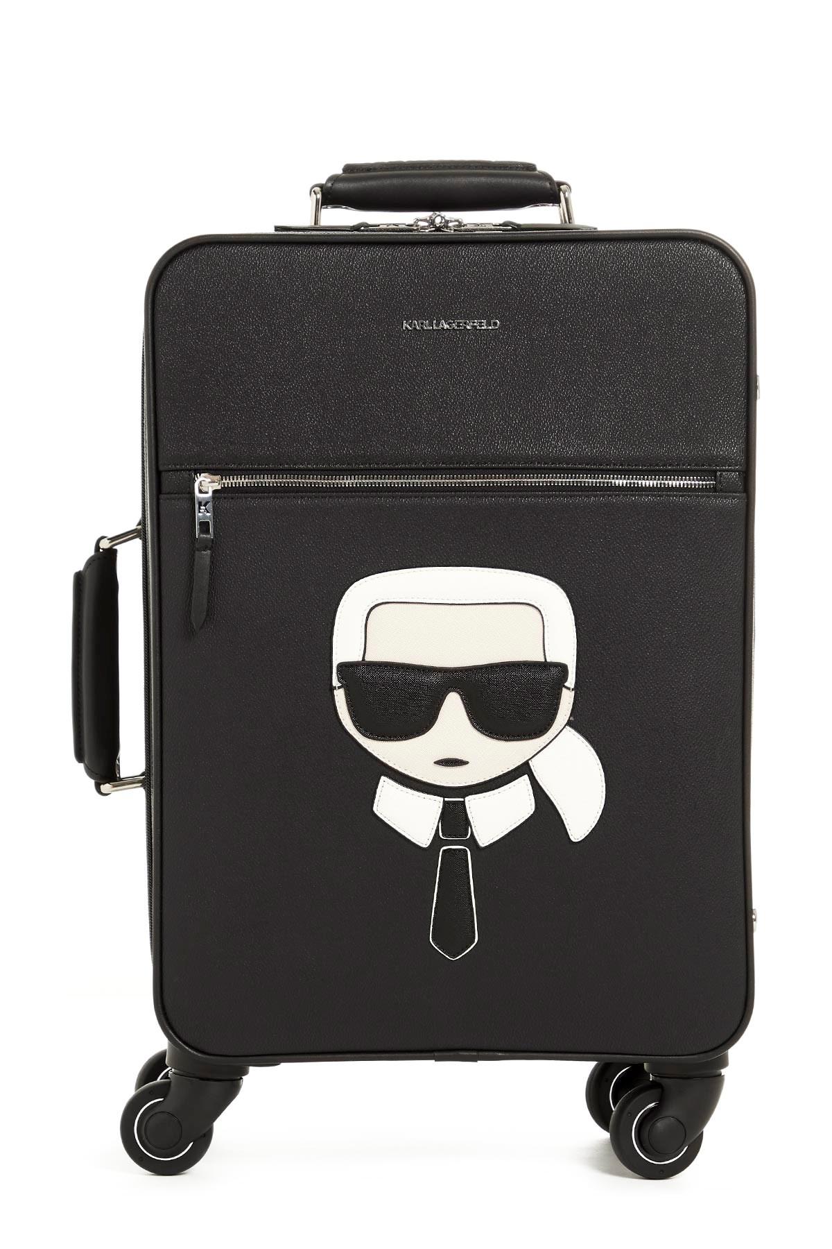 Karl Lagerfeld Wheeled luggage in Black Save 36 Lyst