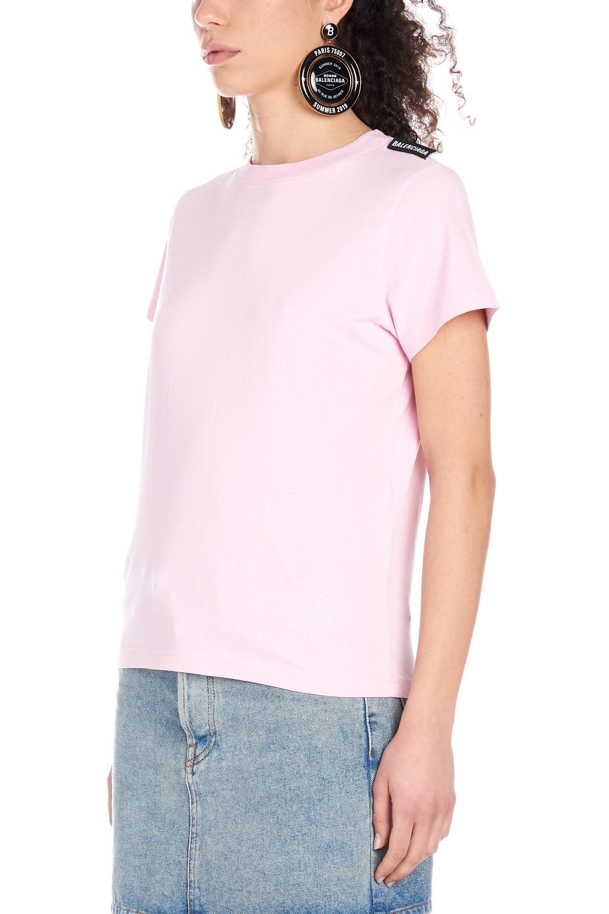 Balenciaga 'rose' T-shirt in - Lyst
