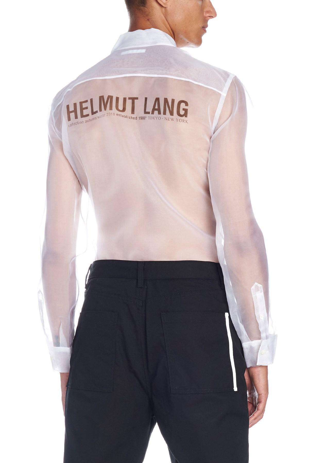 white transparent shirt
