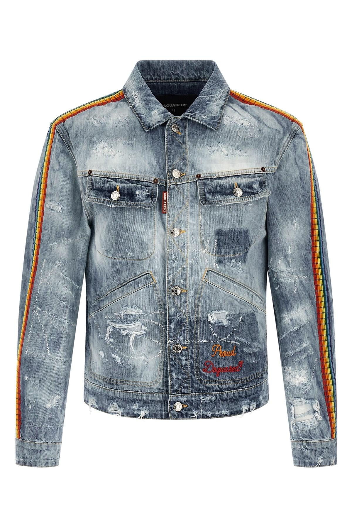DSquared² 'la Jean' Denim Jacket in Blue for Men | Lyst UK