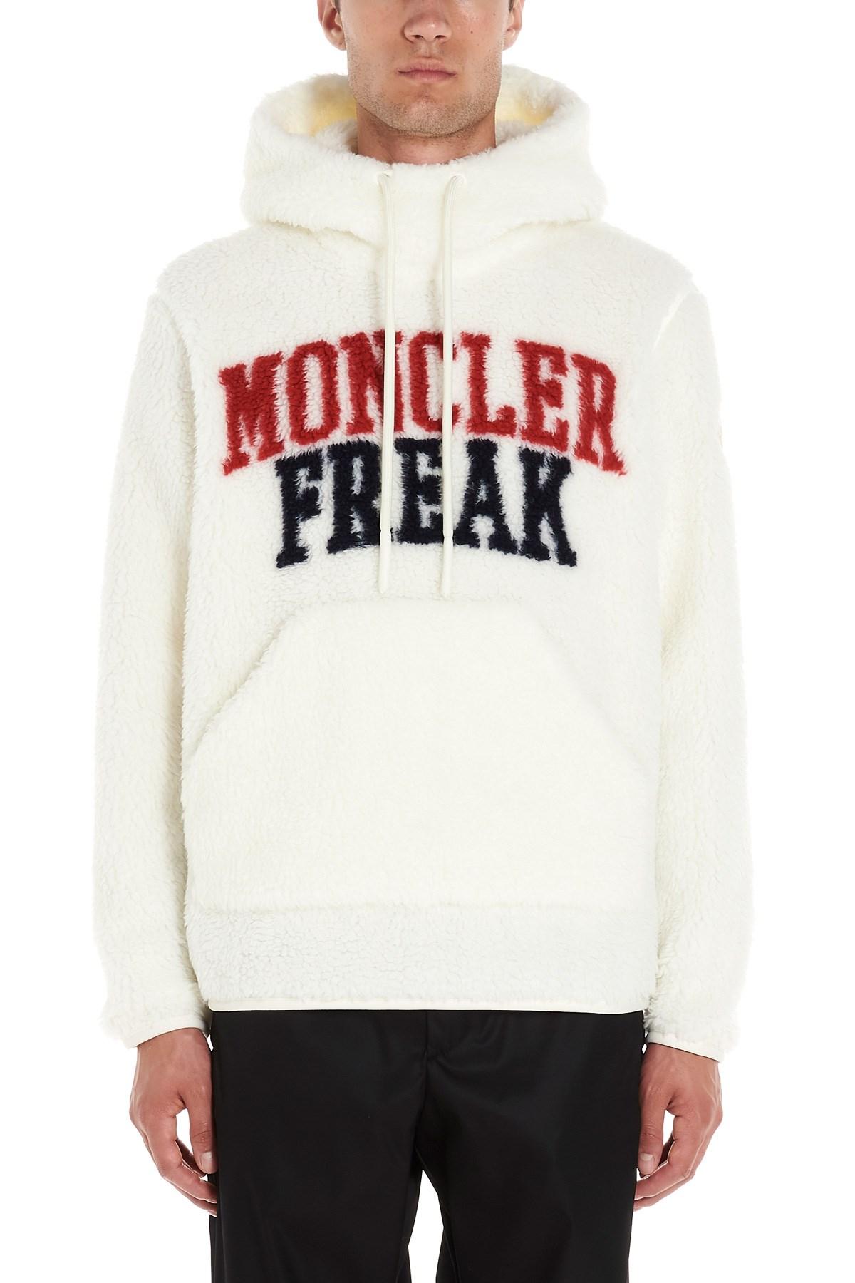 Moncler Genius Synthetic 1952 Teddy Hoodie in White for Men - Lyst
