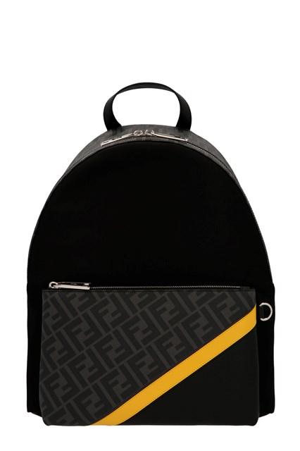 Fendi 'ff Diagonal' Backpack in Black for Men | Lyst