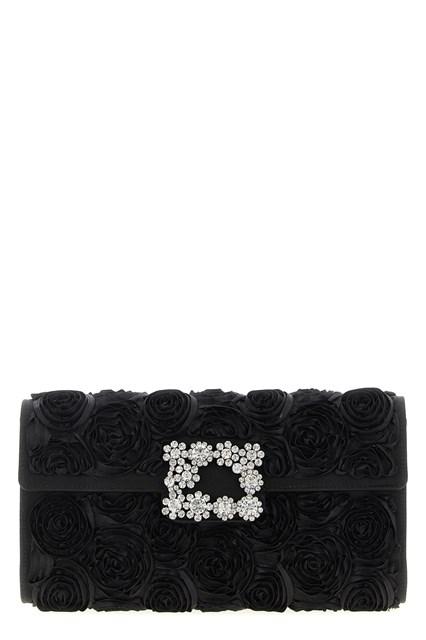 クラッチバッグ ROGER VIVIER BLACK BELLE VIVIER CLUTCH BAG Belle Vivier bag | Roger Vivier