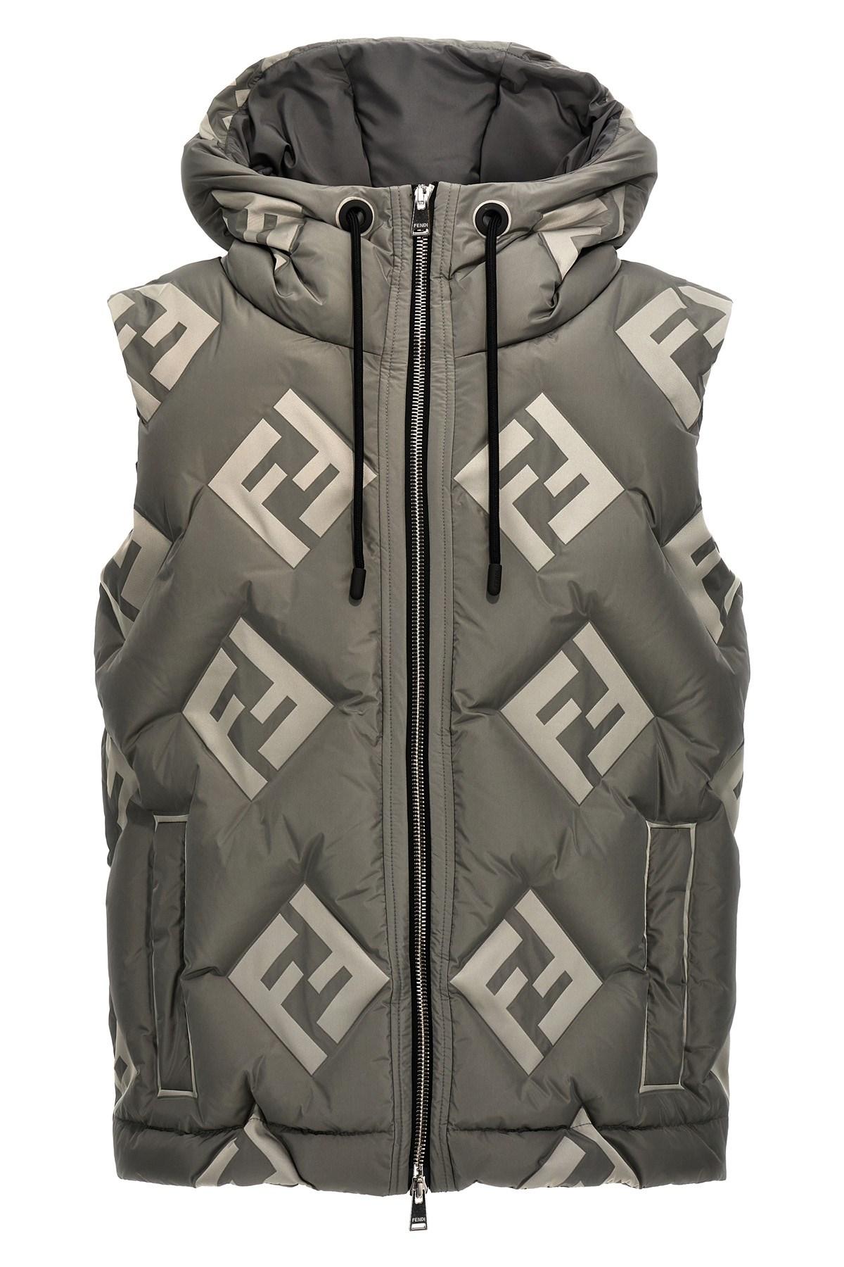 Fendi 'ff' Vest in Black for Men Lyst UK