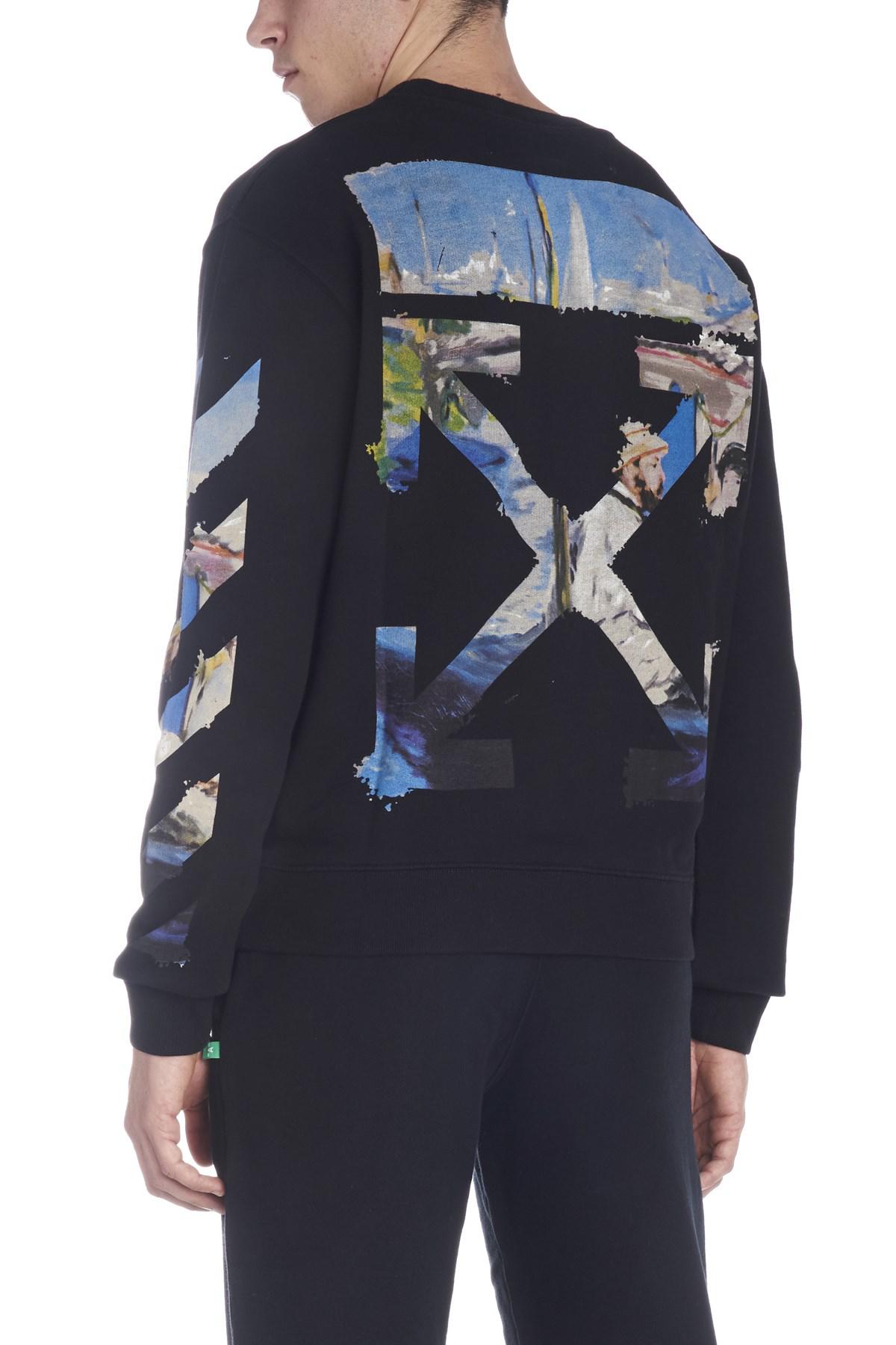 off white diag arrow sweatshirts crewneck