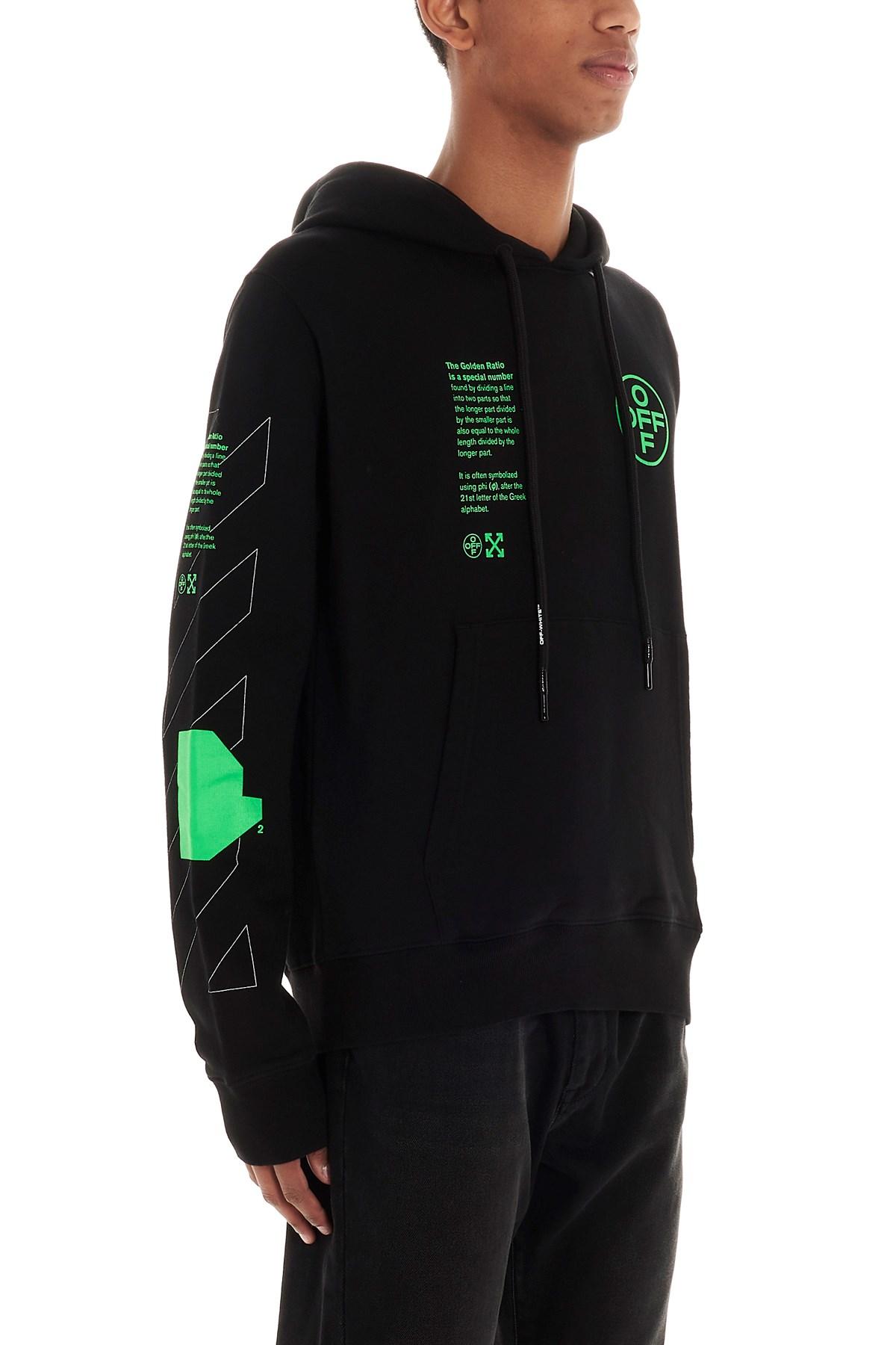 Off-White c/o Virgil Abloh Off-white Slim Arch Shapes Hoodie Black for Men  | Lyst