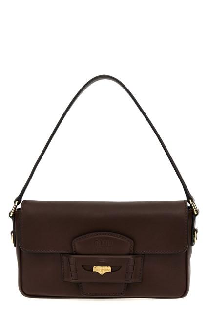 Miu Miu 'penny' Shoulder Bag in Metallic | Lyst