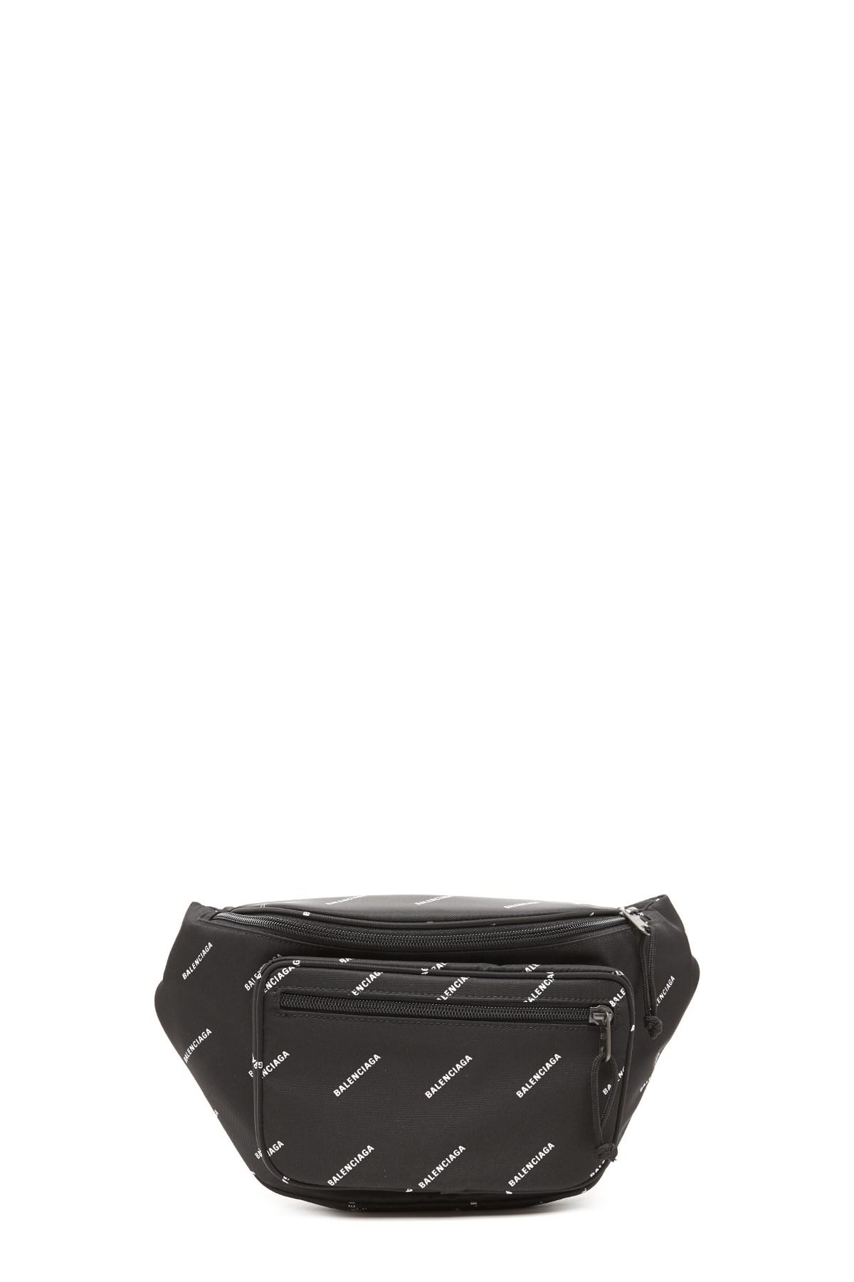 balenciaga black fanny pack