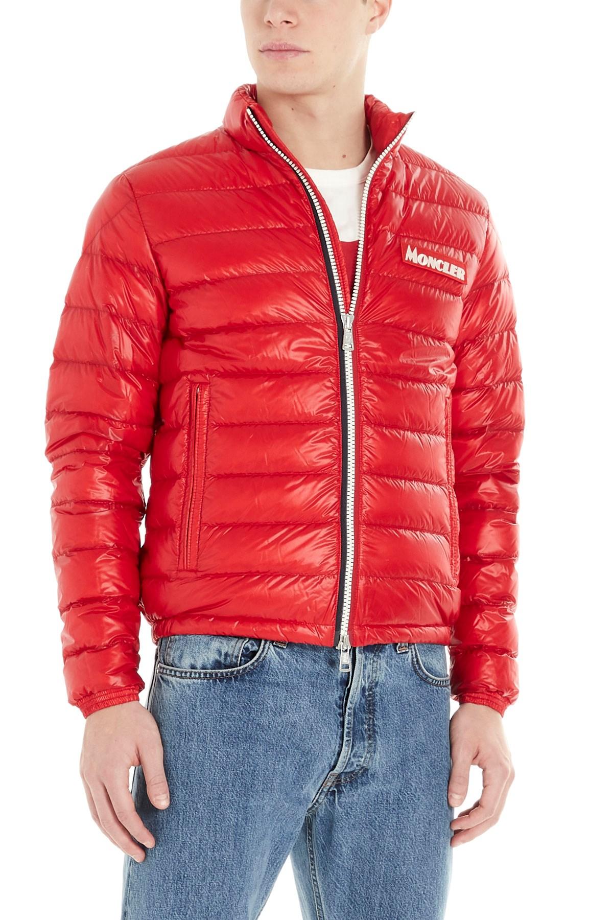 Moncler Synthetic Red Petichet Jacket for Men - Save 41% - Lyst