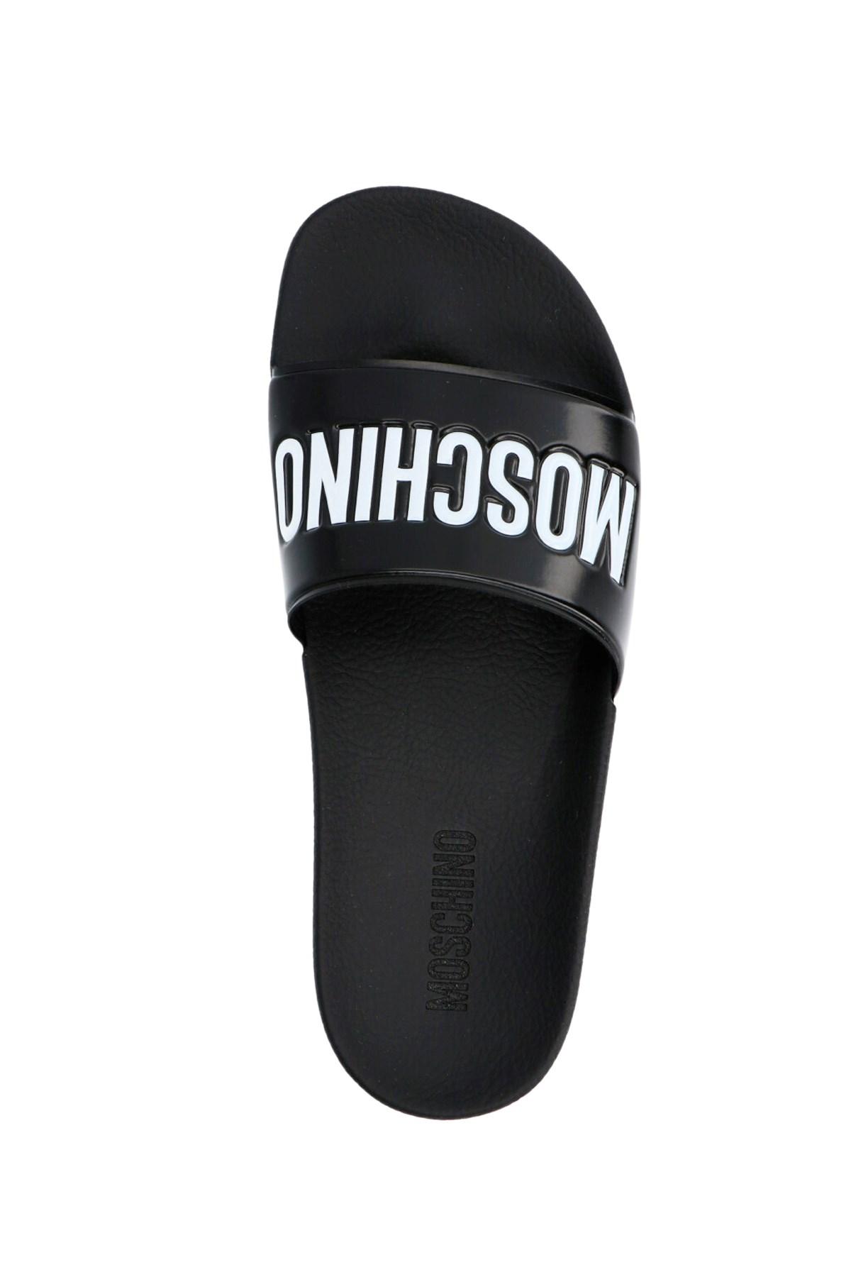 moschino platform slides