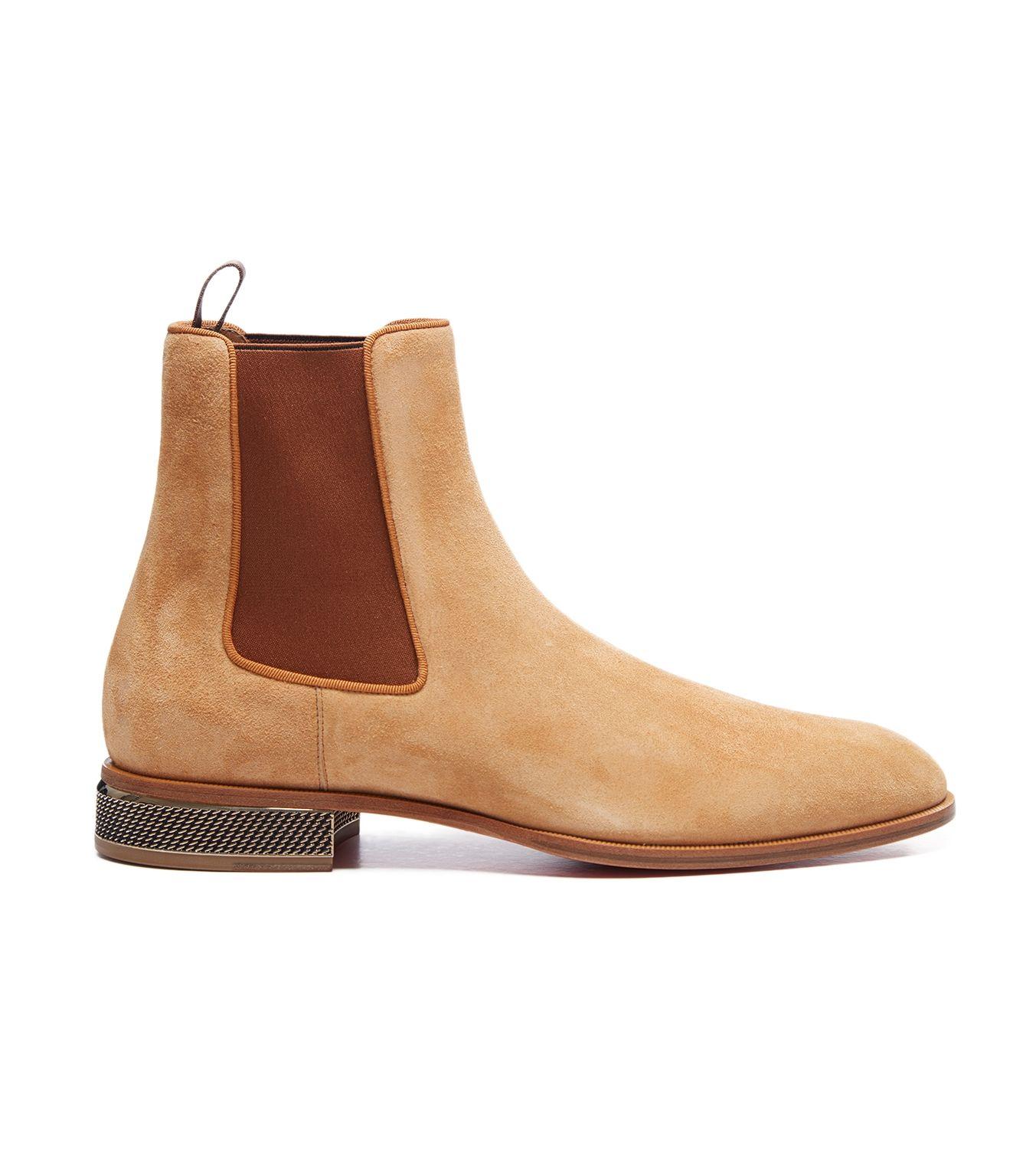 Christian Louboutin Samsocool Suede Chelsea Boots for