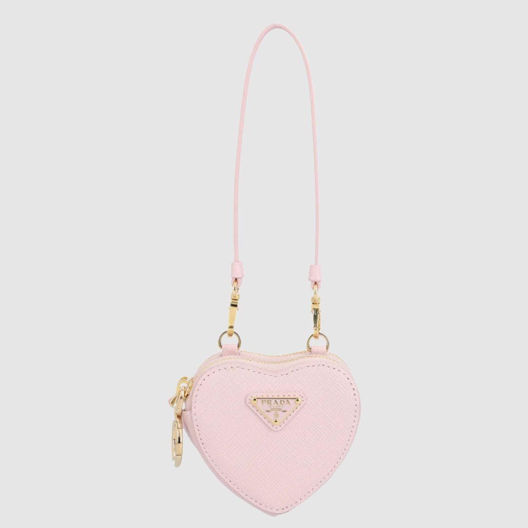 Prada Mini Heart Bag in Pink | Lyst