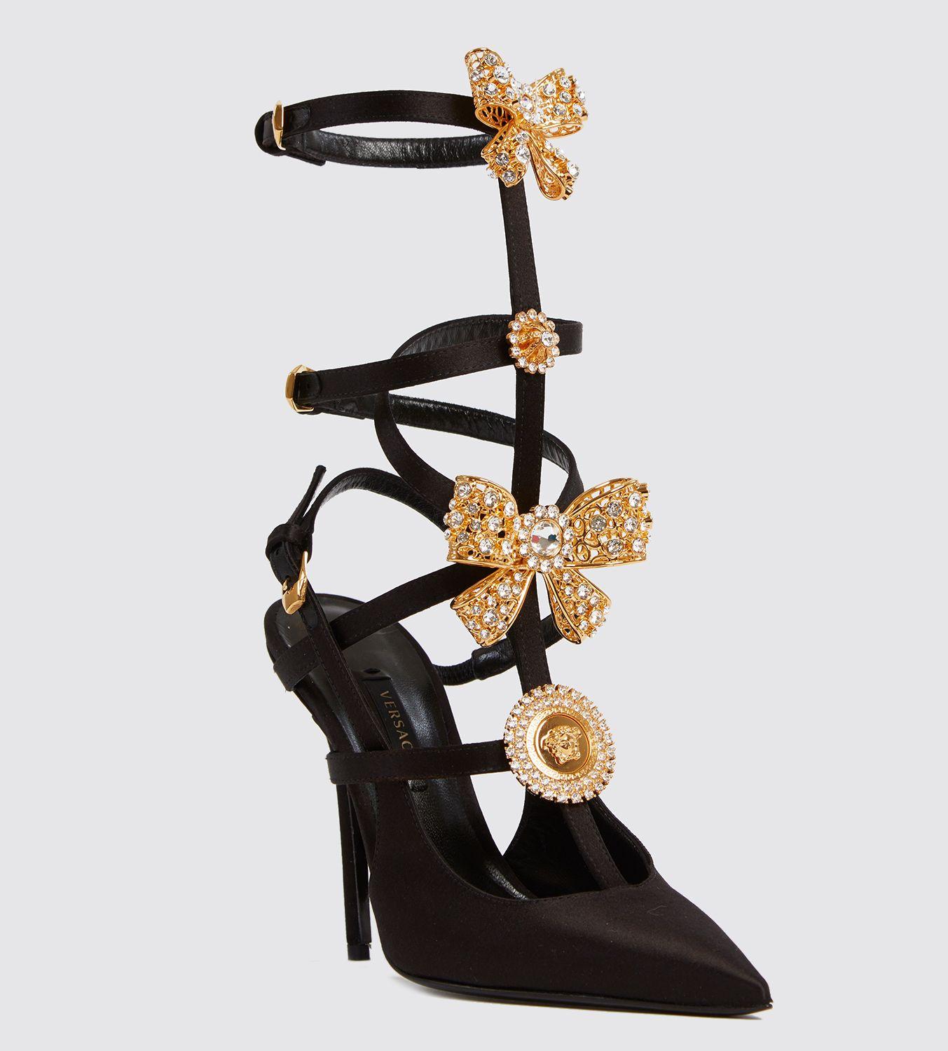 versace bow pumps