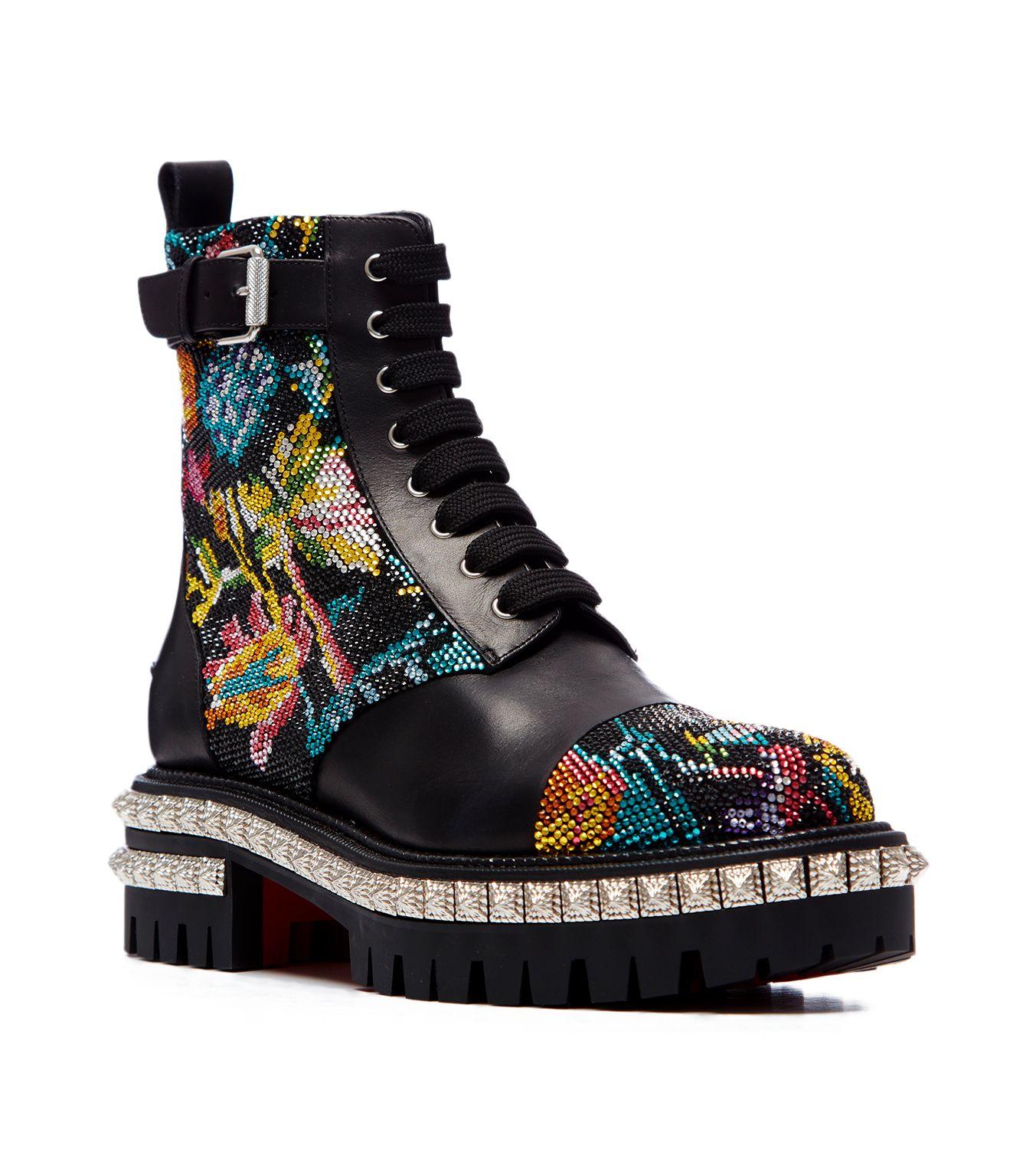 louboutin military boots