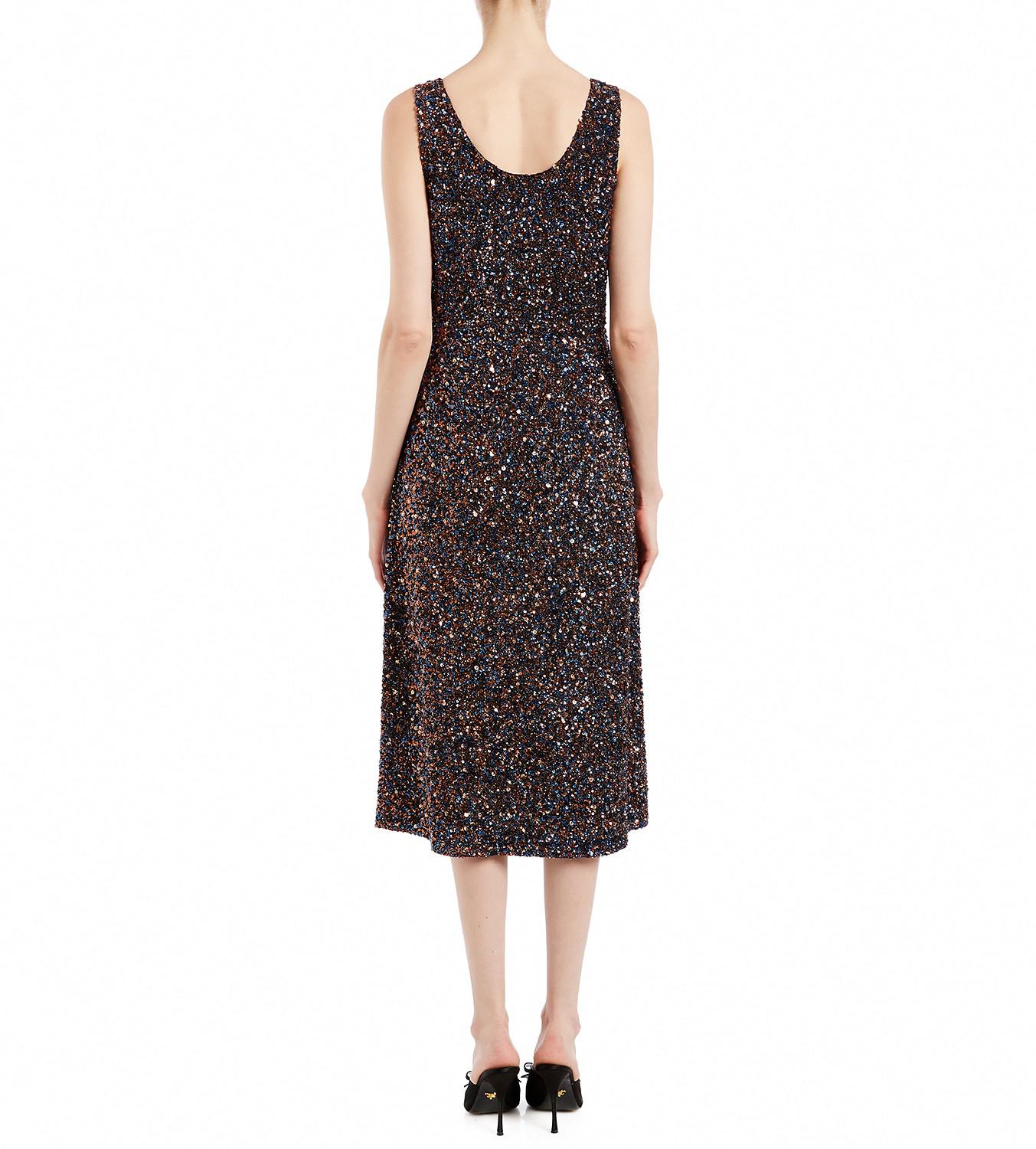 bronze sequin dress