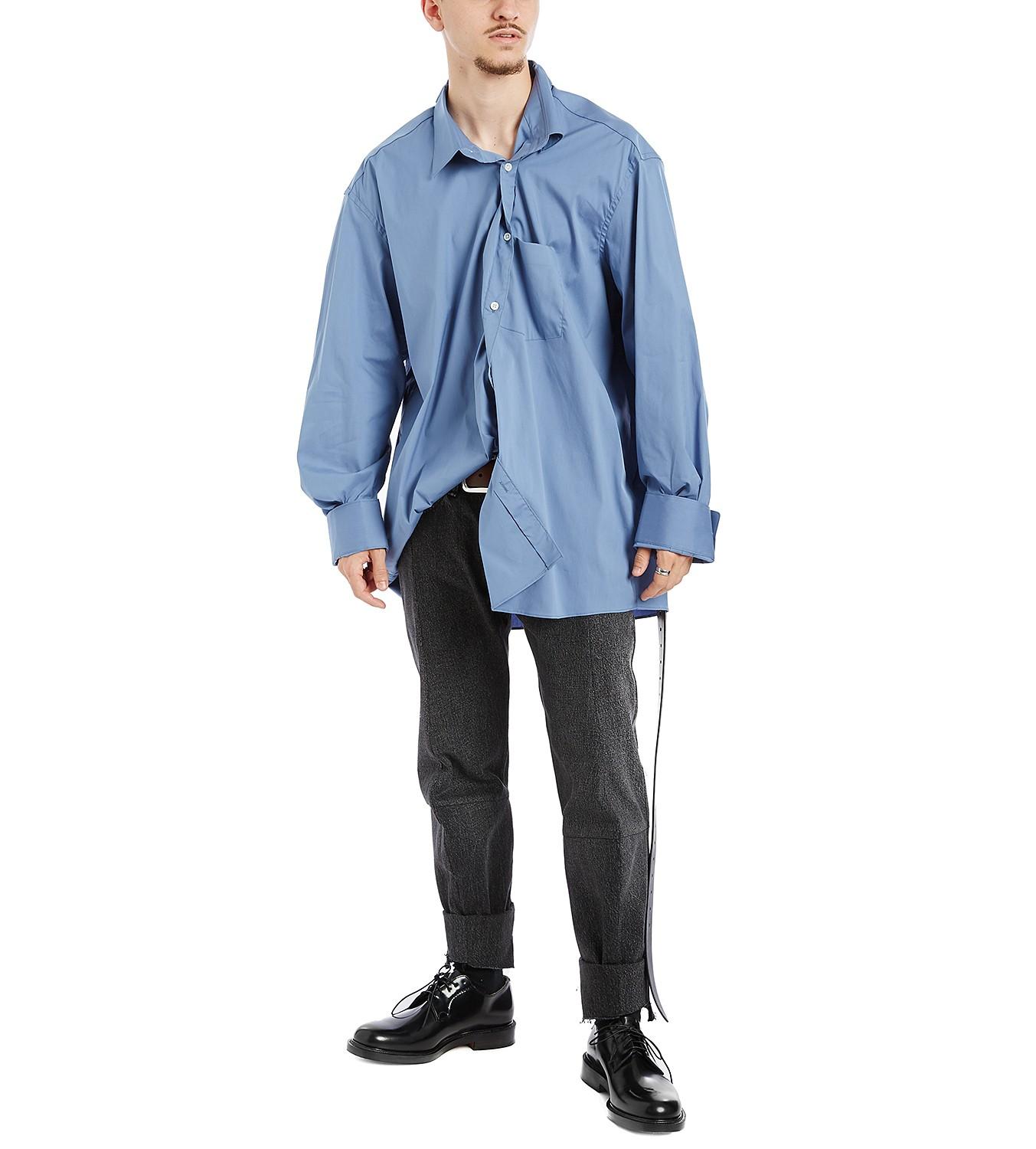 Vetements - ' X Comme Des Garçons' Oversized Shirt - Men -  Cotton/polyamide/spandex/elastane - S in Blue for Men | Lyst