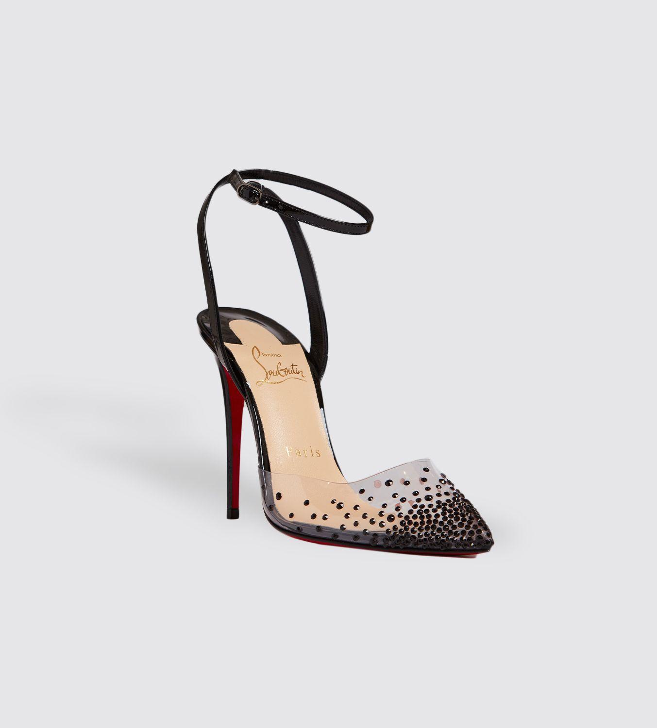 christian louboutin ankle strap heels