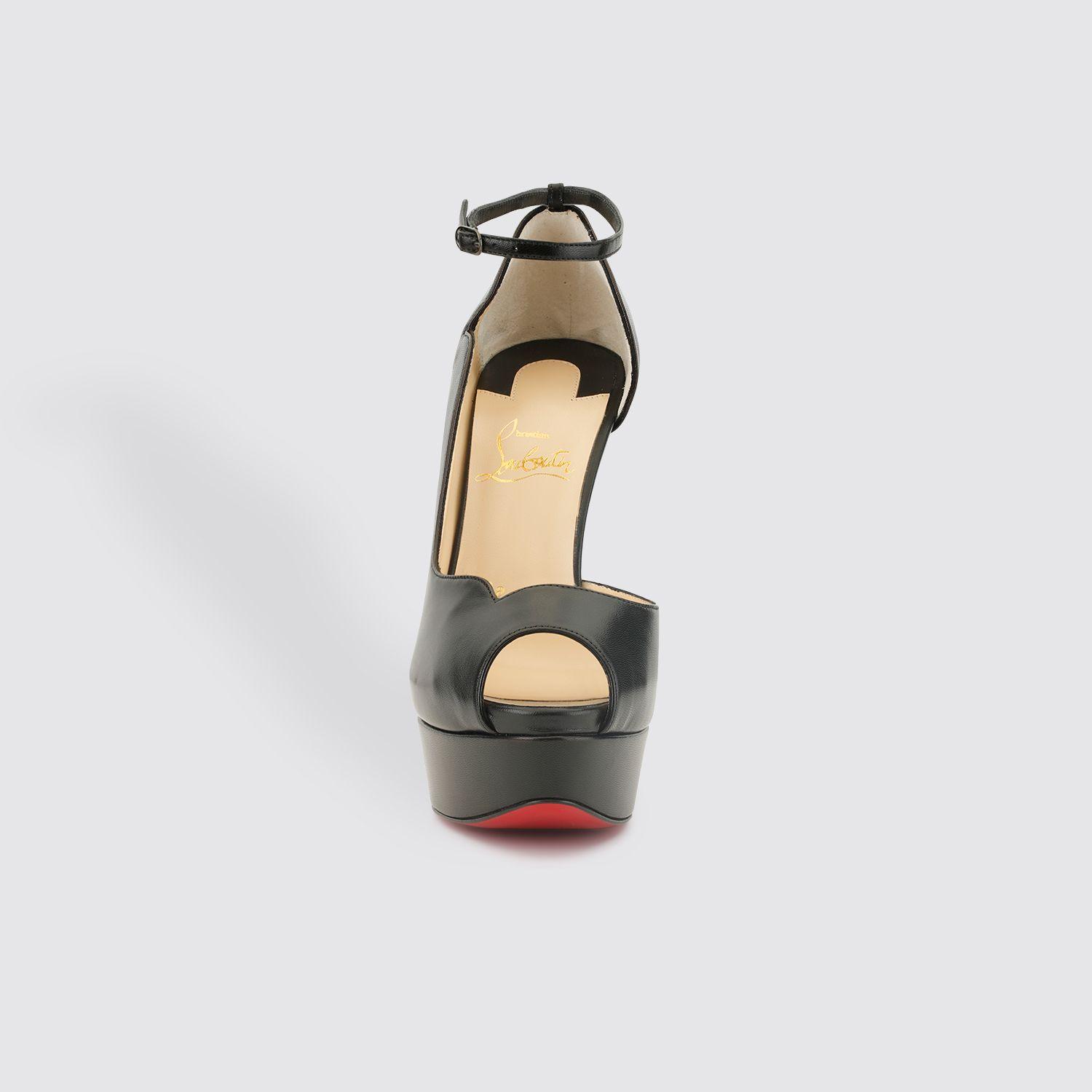 christian louboutin ankle strap pumps