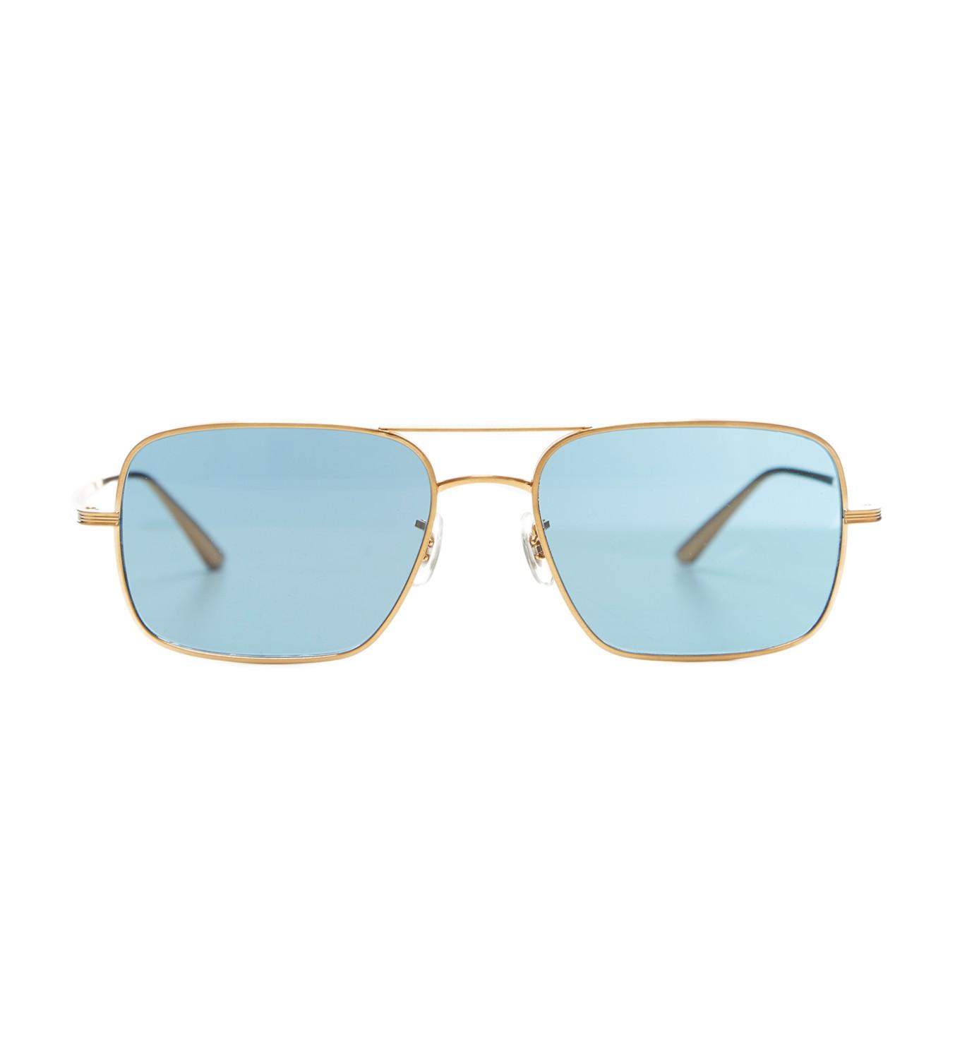 Oliver Peoples Victory Teal Sunglasses in Blue - Lyst
