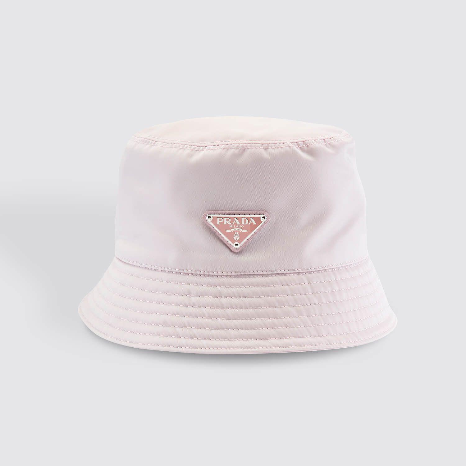 pink prada bucket hat