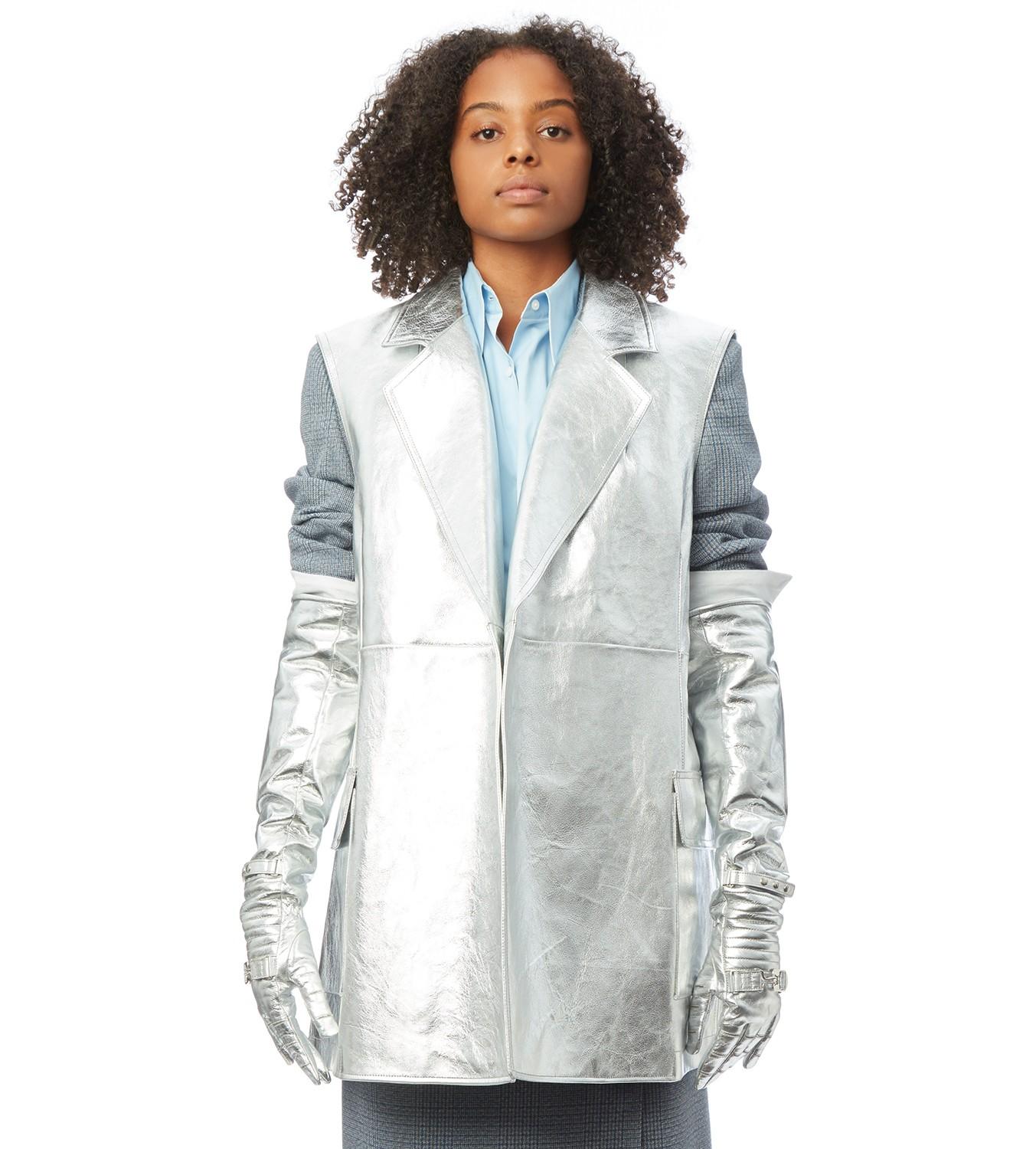calvin klein silver vest