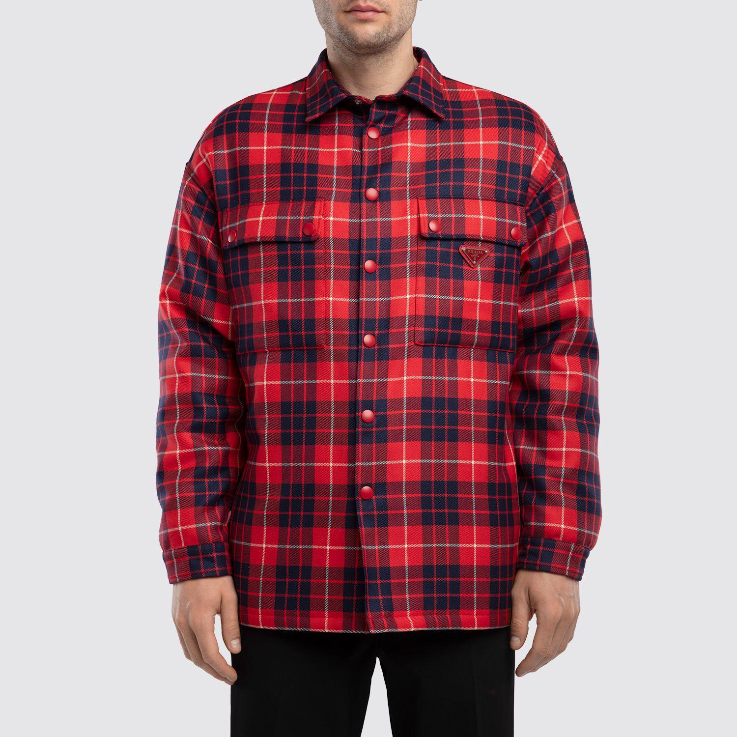 prada flannel shirt