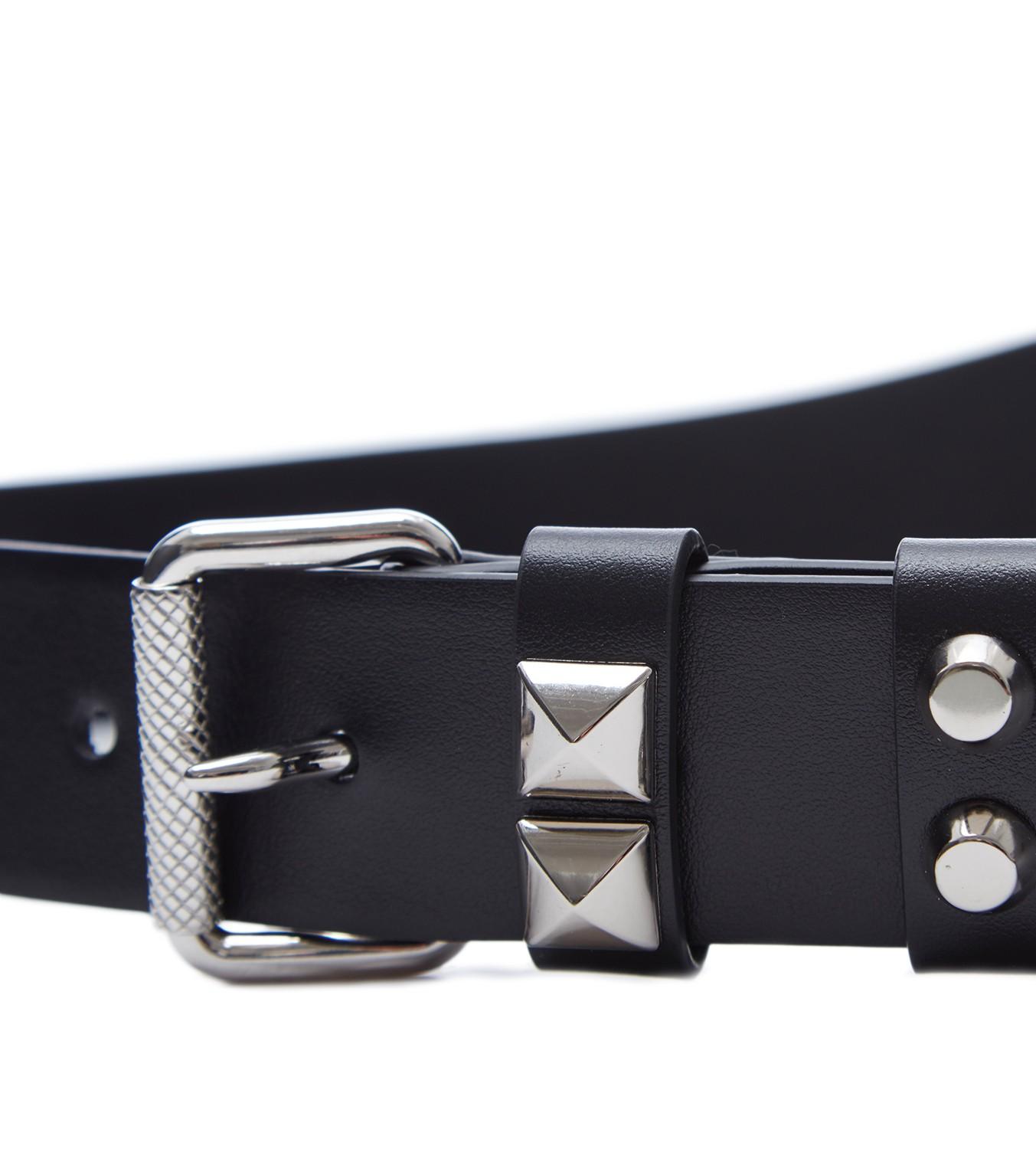 PRADA STUDS LEATHER BELT 18SS ARCHIVE | www.michaelfulcherstudios.com