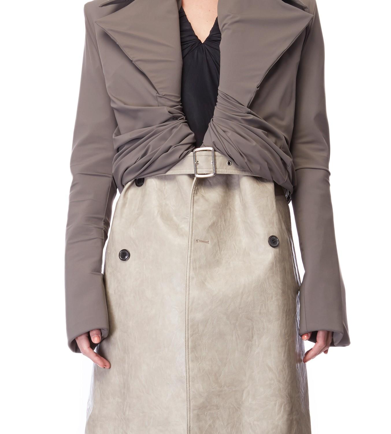 Y. Project Faux Leather Trench Coat - Lyst