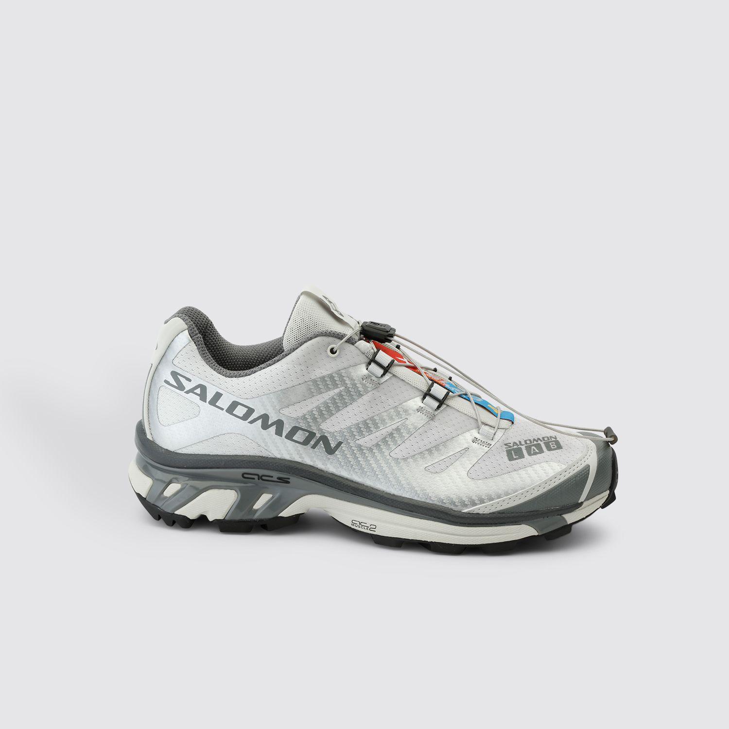 Salomon Synthetic Silver Xt-4 Advanced Sneakers in Metallic for Men | Lyst