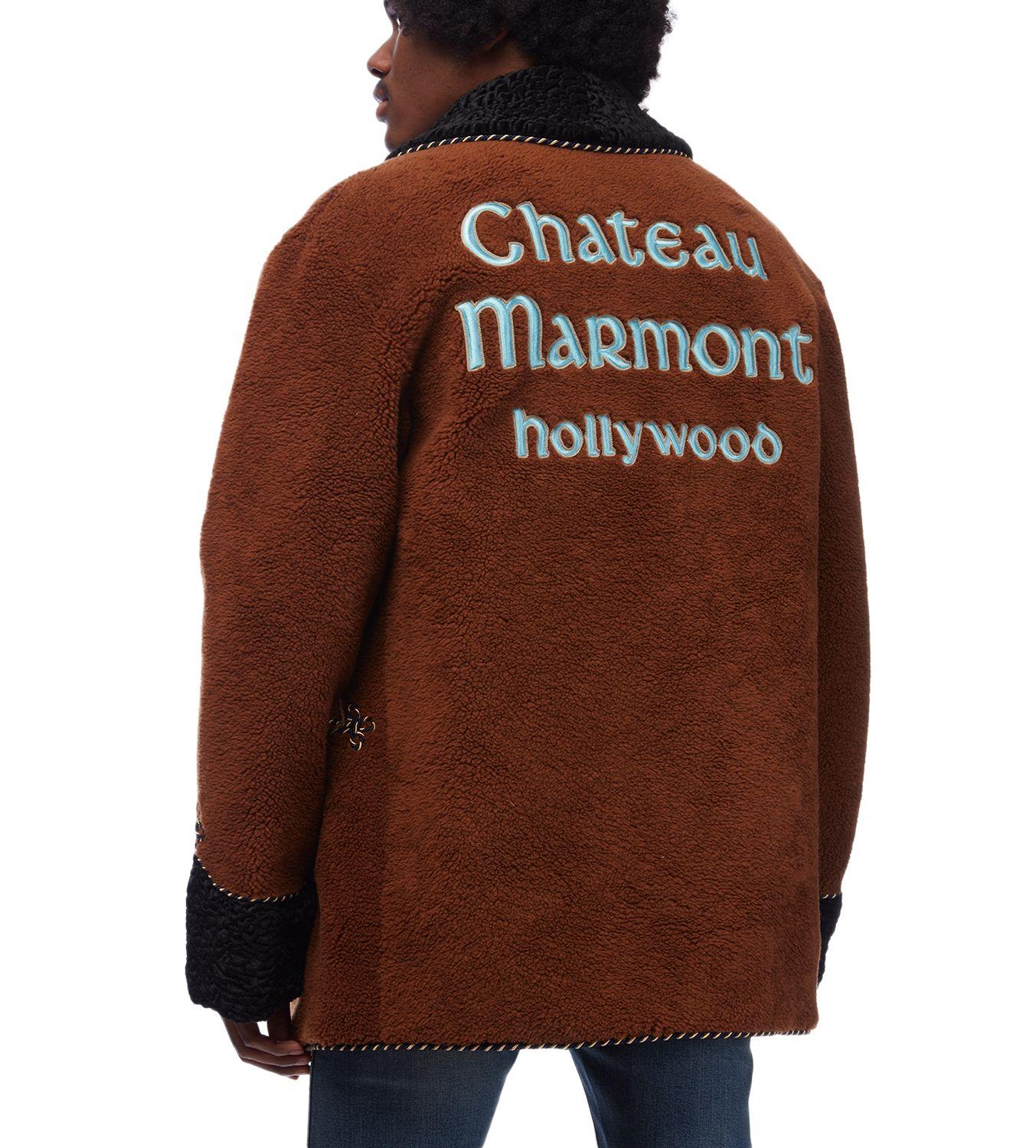 Gucci Chateau Marmont Hollywood Wool Coat in Brown for Men | Lyst