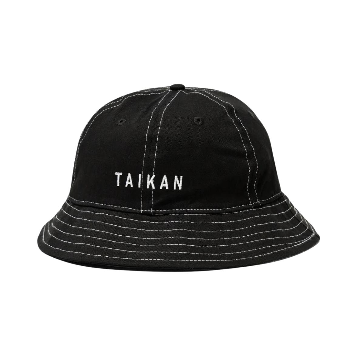 TAIKAN Bell Bucket Hat Black Contrast Stitch Lyst