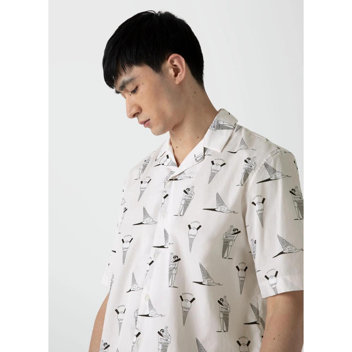 Sunspel short store sleeve shirt