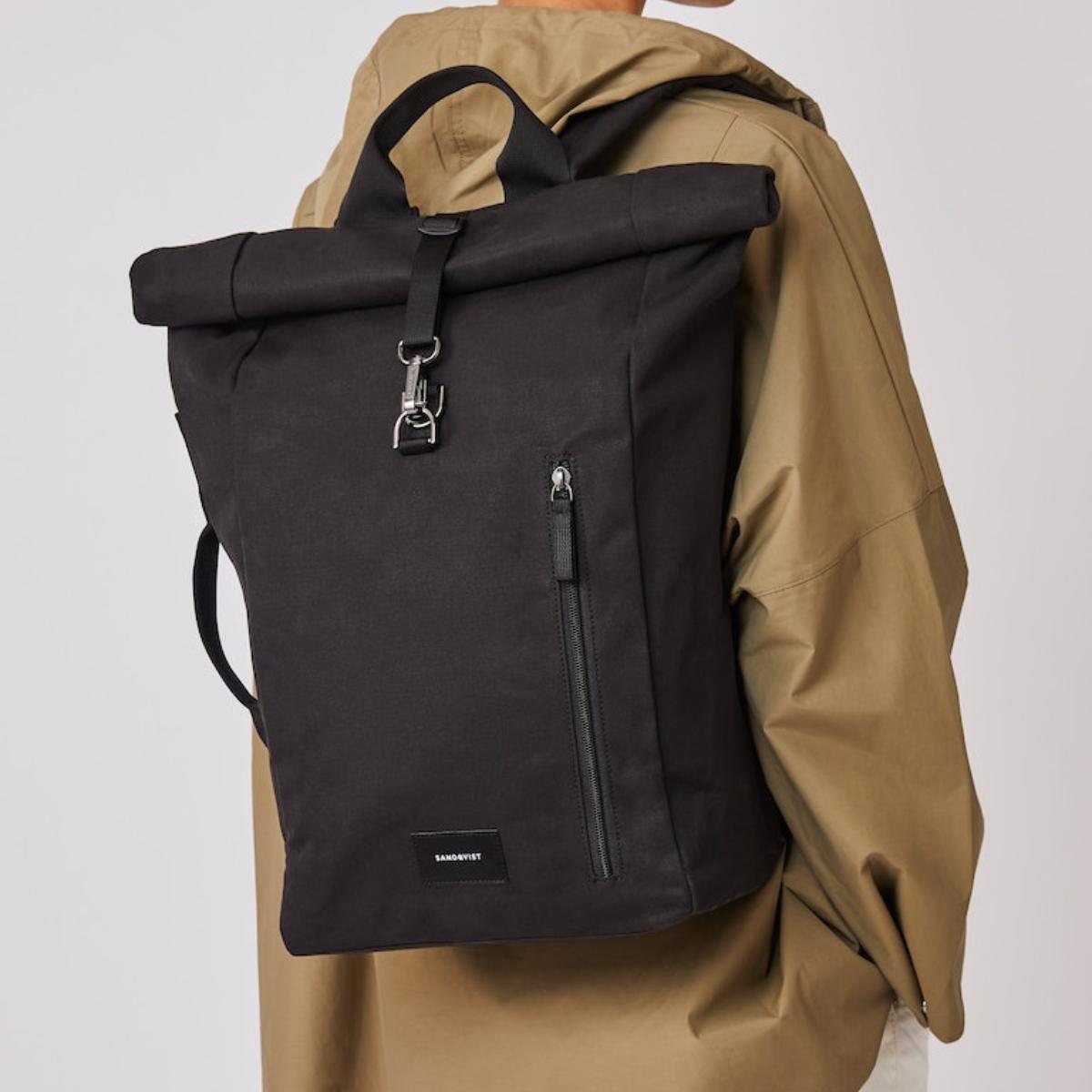 Sandqvist Dante Vegan Backpack Black for Men | Lyst