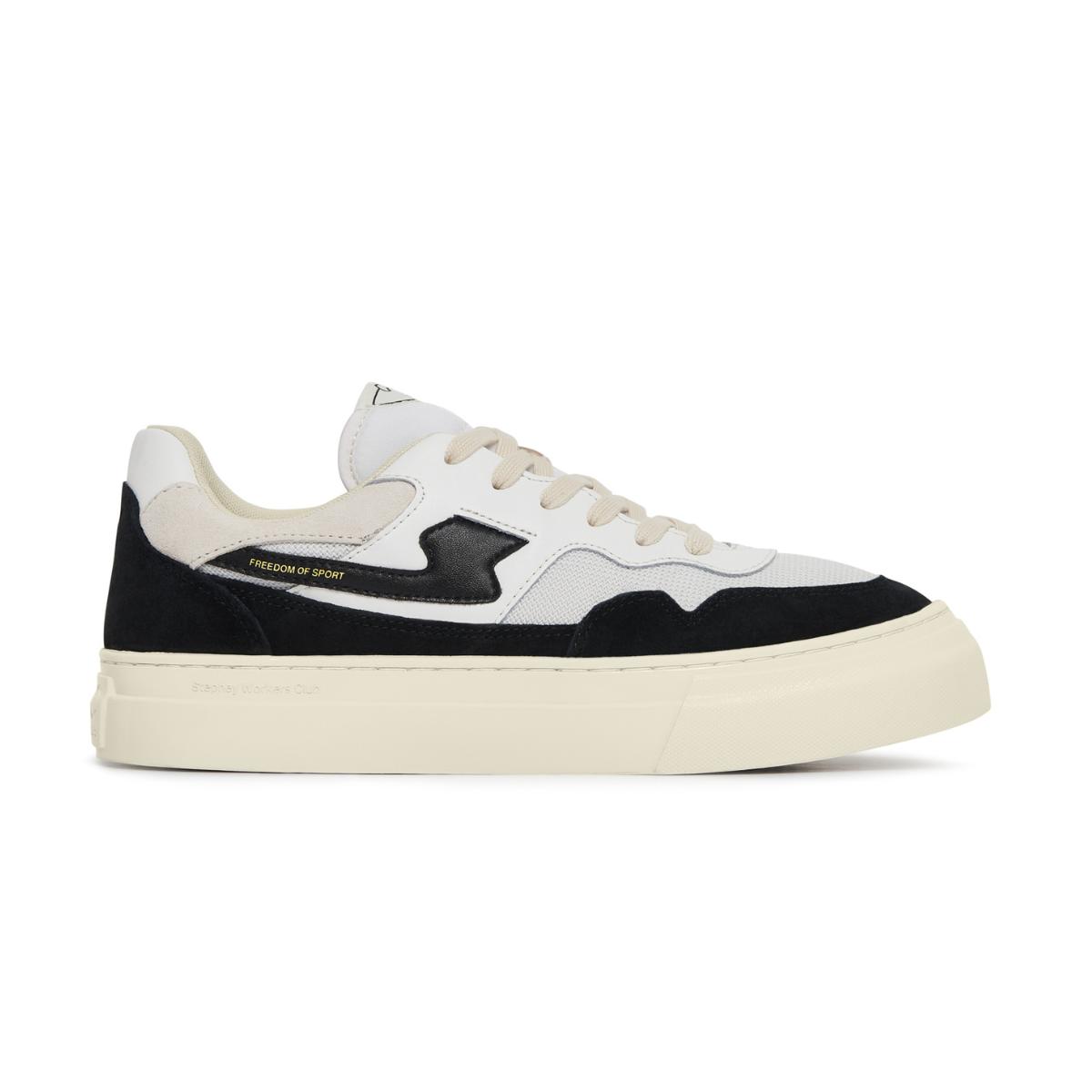 Stepney Workers Club Pearl Sstrike Suede Mix Whiteblack Lyst