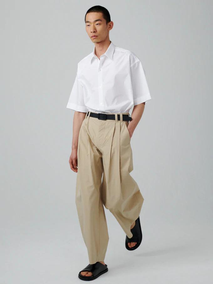 Studio Nicholson Double Pleat Volume Pant Biscuit for Men | Lyst